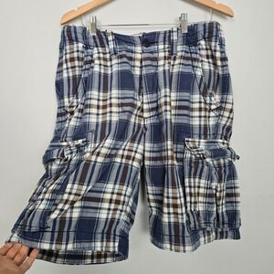 VTG Abercrombie & Fitch Mens Cargo Shorts Sz 32 Preppy Resortwear Coastal Summer